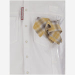 CAMICIA IN COTONE STRETCH CON LOGO S74DM0921 S39781100 DSQUARED2 