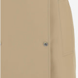 Minigonna trench in gabardine di cotone 8110354 FLAX BURBERRY 