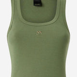 CANOTTA CALCOLATORE IN COTONE STRETCH 100807 A338U84 PINKO 