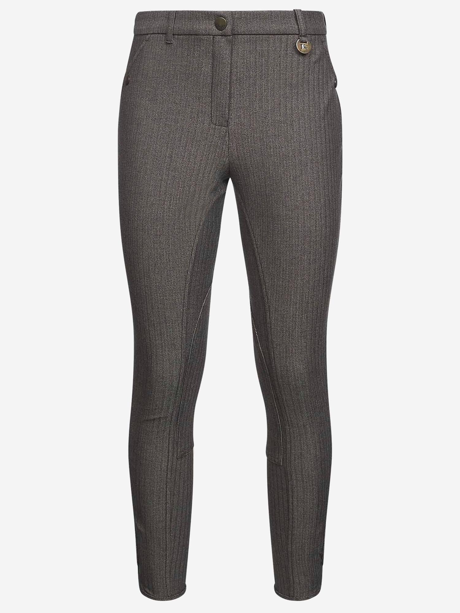 PANTALONI JODHPUR IN COTONE STRETCH 8116806 WLNUT BRWN/TAUPE BGE BURBERRY 