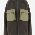 FELPA IBRIDA FULL-ZIP CON CAPPUCCIO CFBLSW2000MRUT5220 6644 WOOLRICH 