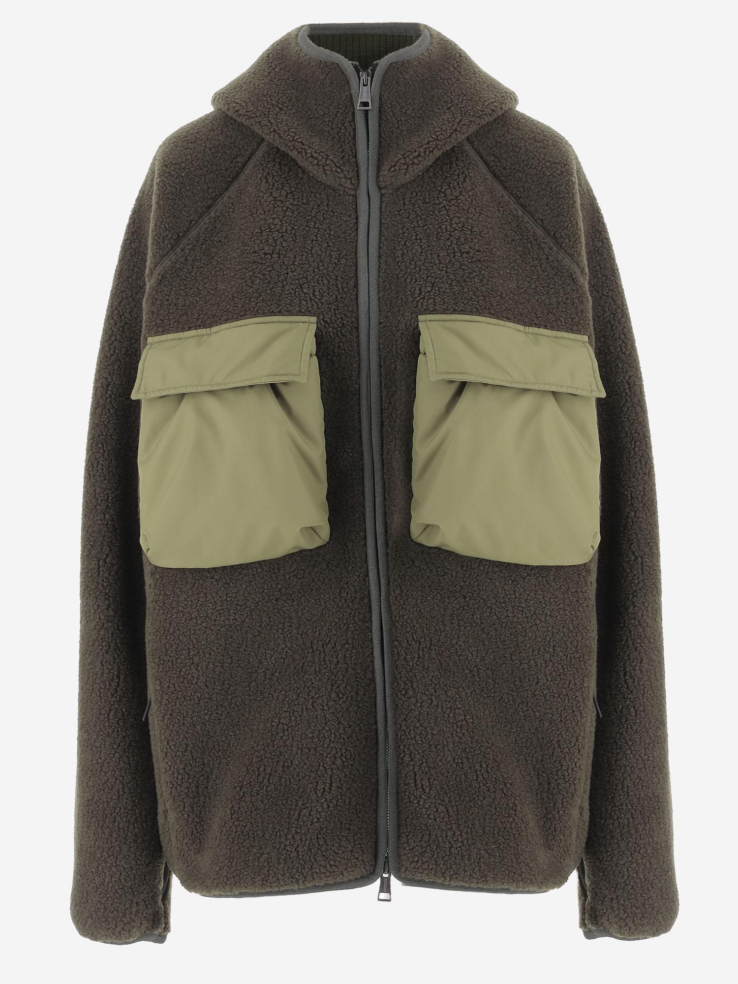 FELPA IBRIDA FULL-ZIP CON CAPPUCCIO CFBLSW2000MRUT5220 6644 WOOLRICH 