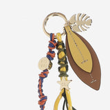 PORTACHIAVI IN PELLE E TESSUTO KEYCHAINMALANGA CITRUS CUBA LAB 