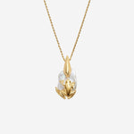 Collana Rana con perla 827256 V721A9000 BOTTEGA VENETA 