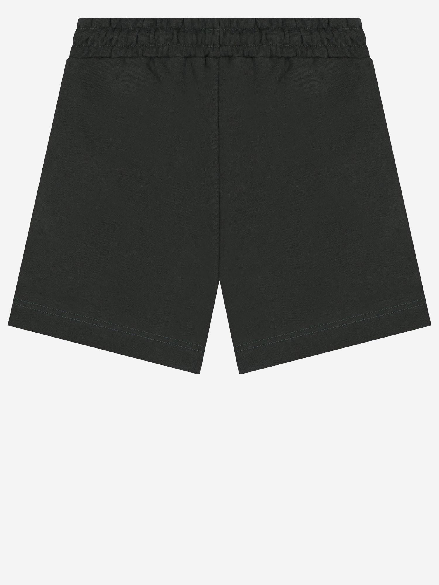 PANTALONCINI LOGATI IN COTONE S6MSJUBE221 MS040 MSGM KIDS 