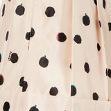 PANTALONI CORTI IN TAFFETÀ CON MOTIVO FALENA DOTS FR6690 AVJQF1UKB FENDI 