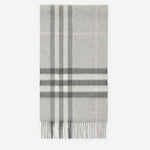 SCIARPA IN CASHMERE CON MOTIVO CHECK 8112637 MITTENGREY BURBERRY 