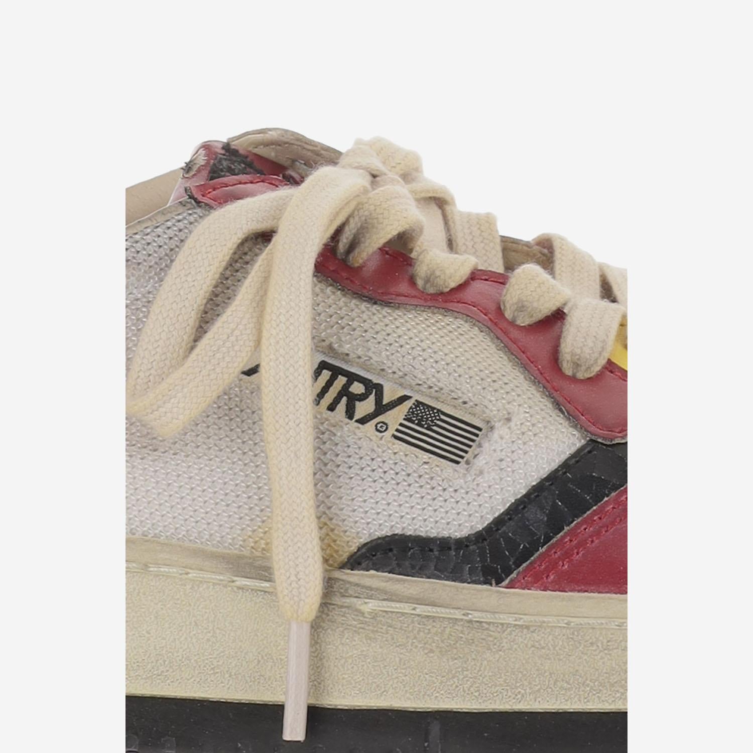 SNEAKERS LOW MEDALIST SUPER VINTAGE AVLMKH02 MESHLEAWHTRED AUTRY 