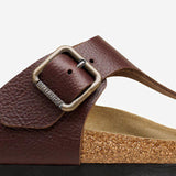 SANDALI GIZEH IN PELLE 1031400 WOODROAST BIRKENSTOCK 