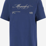 T-SHIRT IN COTONE CON LOGO 8C00012 89AUG75B MONCLER 