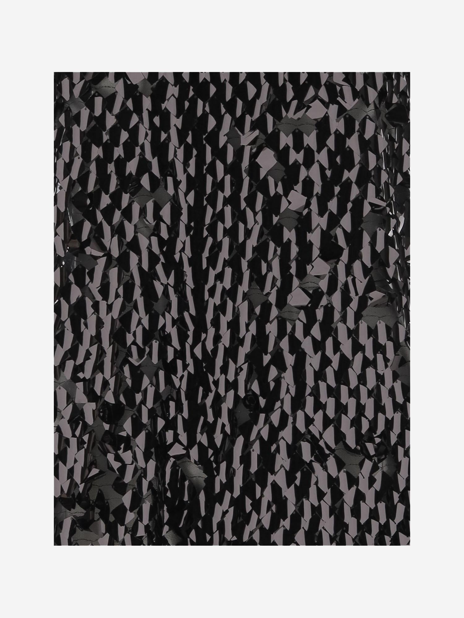 CANOTTA CON PAILLETTE T001 SDSTBLACK NICCOLO PASQUALETTI 