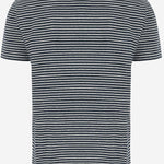 T-SHIRT A RIGHE CON STAMPA LOGO 6V3MG16SAPY RGY VALENTINO 