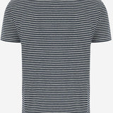 T-SHIRT A RIGHE CON STAMPA LOGO 6V3MG16SAPY RGY VALENTINO 