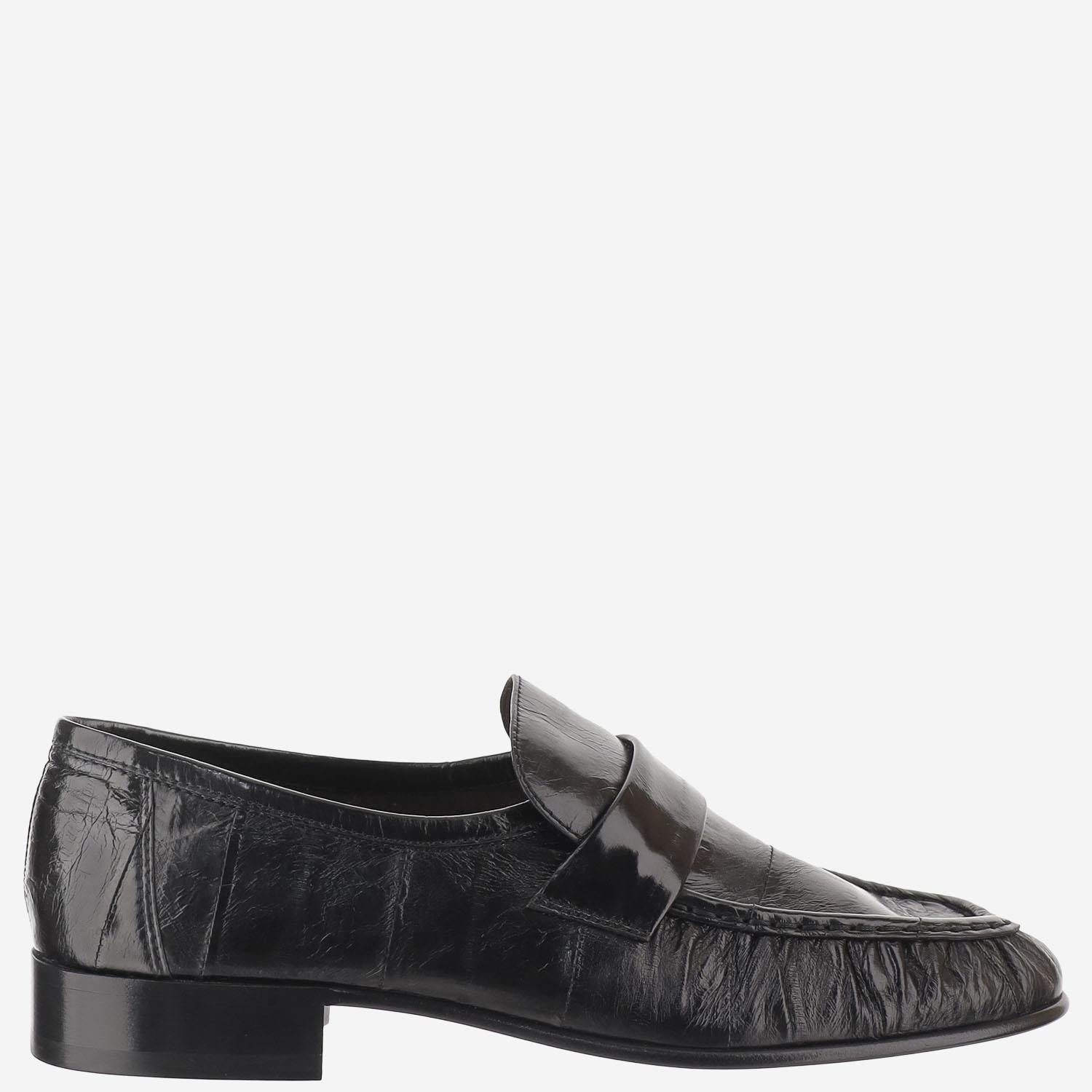 MOCASSINI IN PELLE F1280E17 BLK THE ROW 