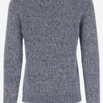MAGLIONE SCOLLO A V IN MISTO ALPACA CFWOKN2013MRUF5014 3017 WOOLRICH 