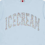 T-SHIRT IN COTONE CON LOGO IC26144 BLUE ICECREAM 