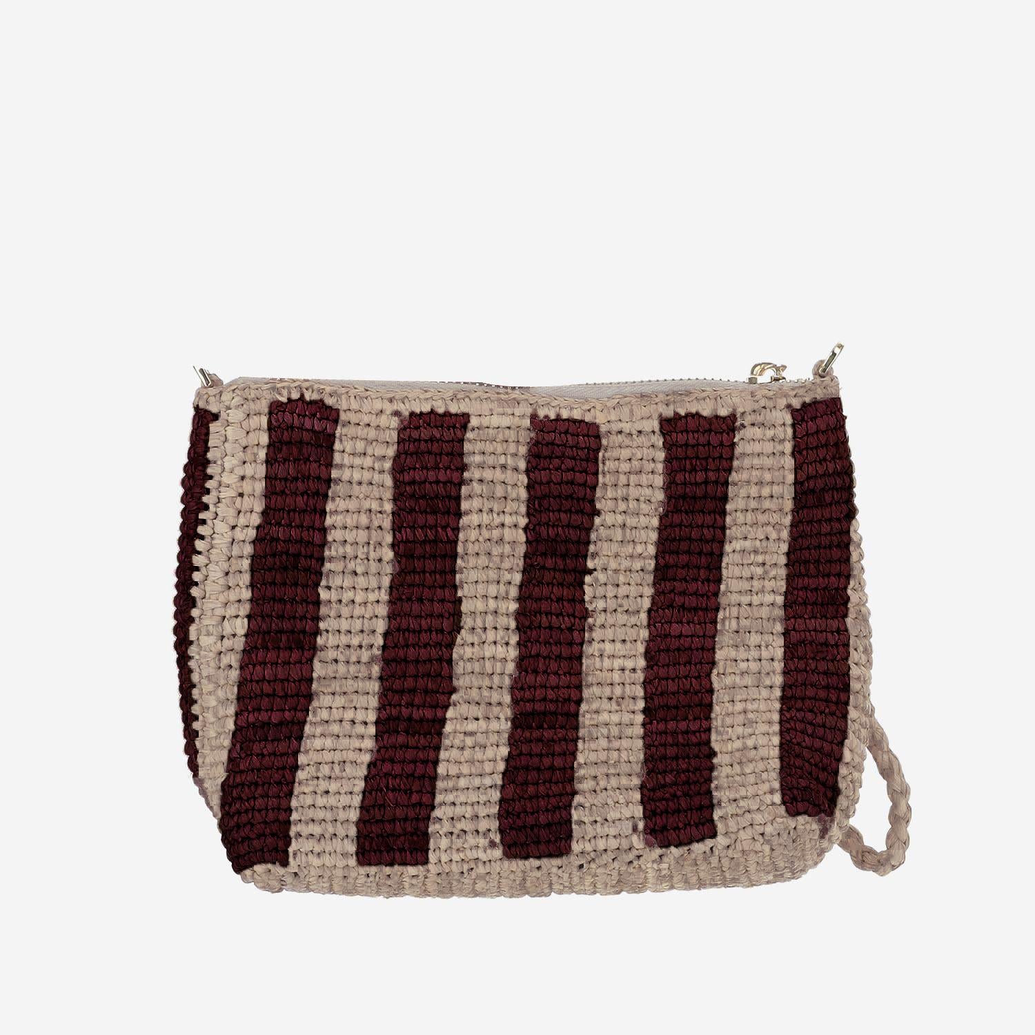 POCHETTE IN RAFIA CON LOGO RAFP001 09042L MC2 SAINT BARTH 