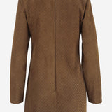 ABITO IN PELLE SCAMOSCIATA GG CON MORSETTO 817757 XNA5G2234 GUCCI 