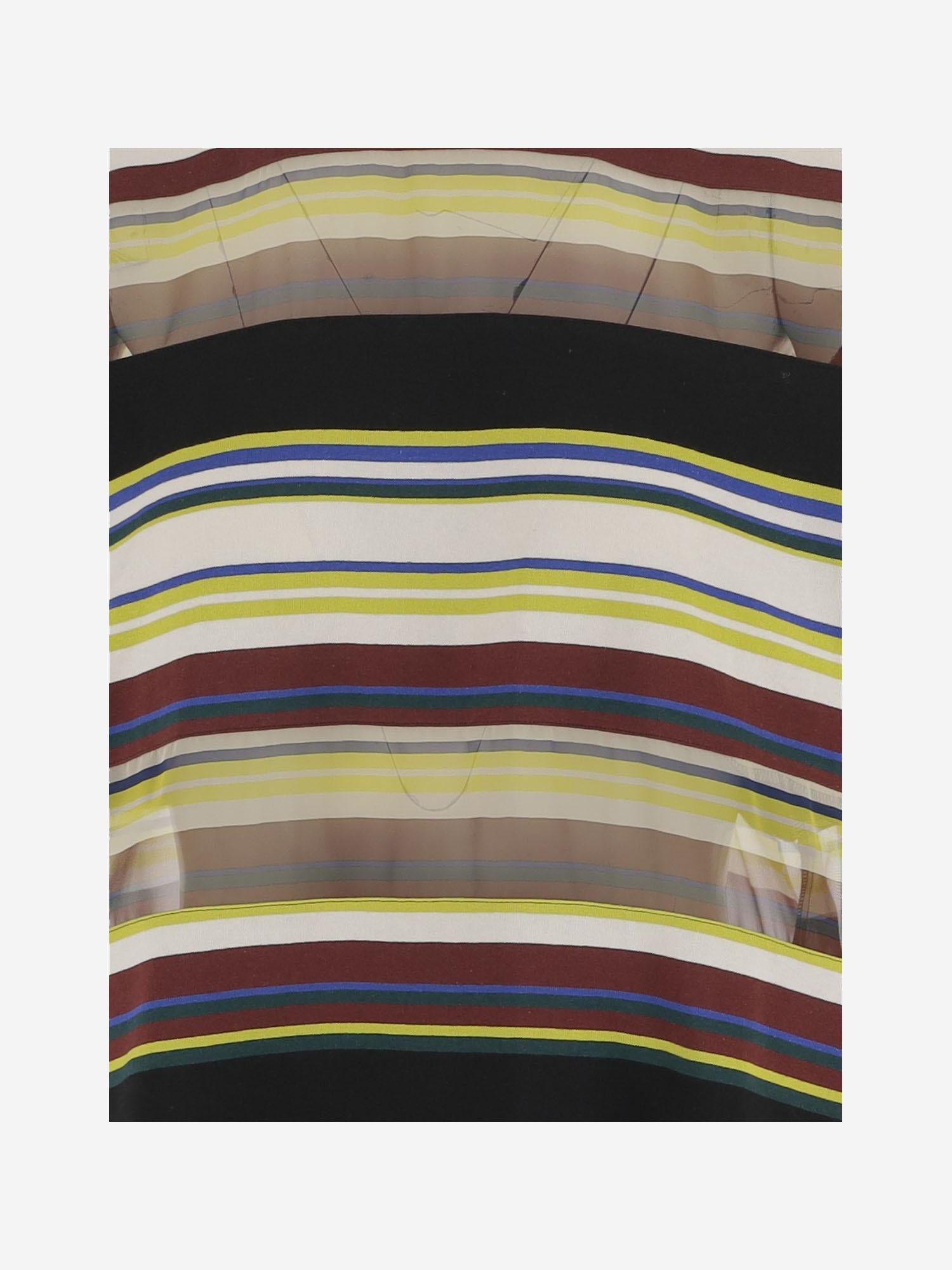 T-shirt in cotone a righe 2608548 676 SACAI 