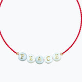 BRACCIALE SHELL CON PERLE IN VETRO SHELLPEACE  SORBET ISLAND 