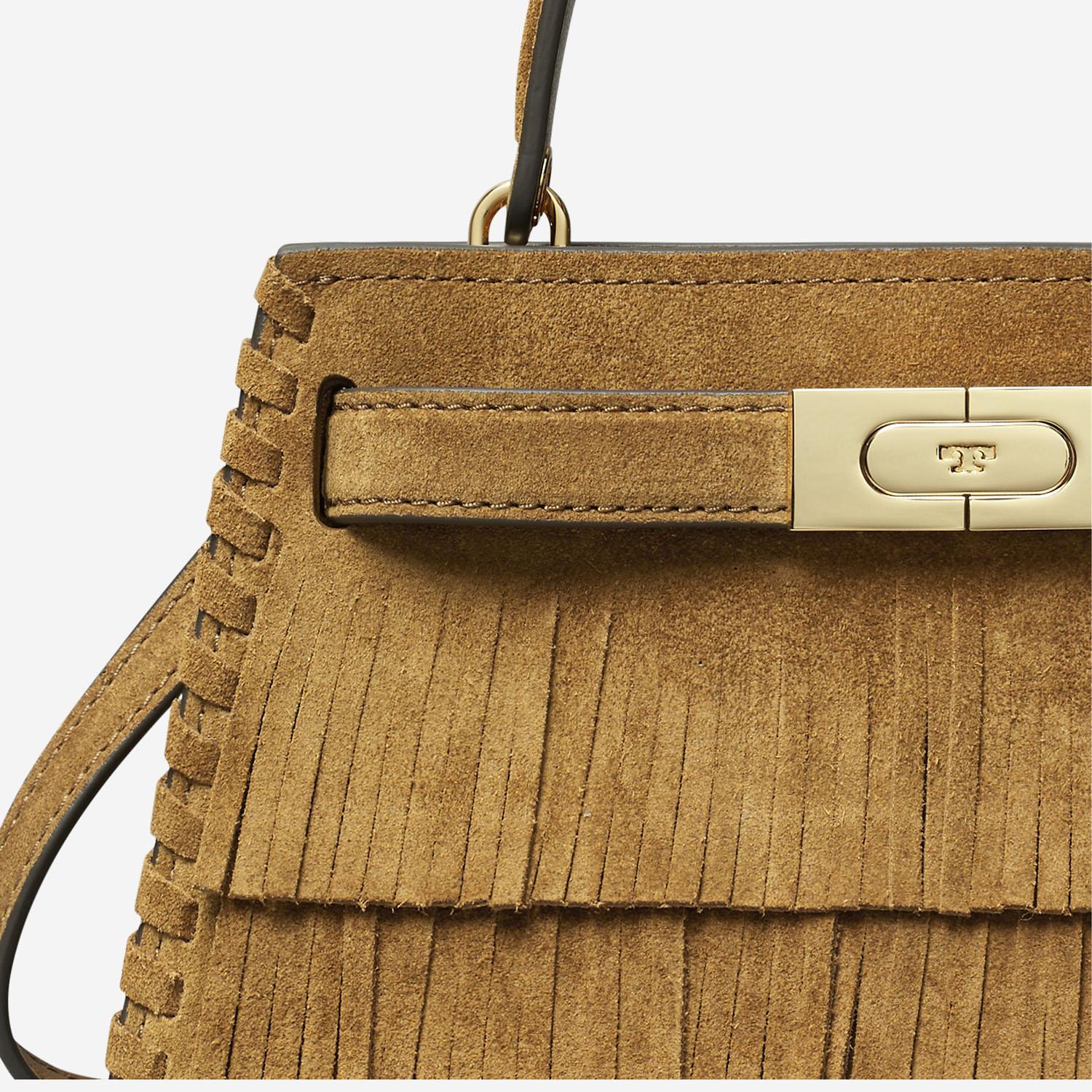 BORSA MINI LEE RADZIWILL IN SUEDE 175019 200 TORY BURCH 