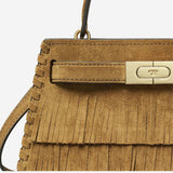 BORSA MINI LEE RADZIWILL IN SUEDE 175019 200 TORY BURCH 