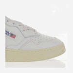 SNEAKERS LOW MEDALIST IN PELLE AULMLL87 WHTTIDAL AUTRY 