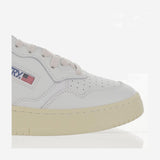SNEAKERS LOW MEDALIST IN PELLE AULMLL87 WHTTIDAL AUTRY 