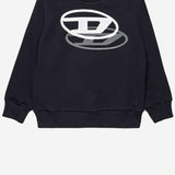 FELPA IN COTONE CON LOGO J02627 KYAZ3K900 DIESEL KIDS 