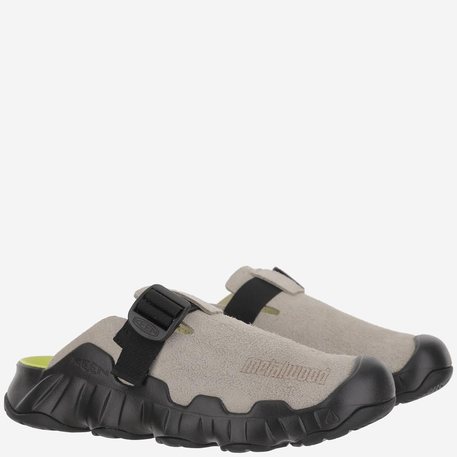 MULES IN SUEDE 1031237 METALWOODPLAZA KEEN 