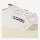 SNEAKERS MEDALIST LOW IN PELLE AULWLS74 WHTSILVER AUTRY 
