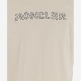 T-SHIRT IN COTONE CON STAMPA LOGO 8C00025 89AUG21L MONCLER 