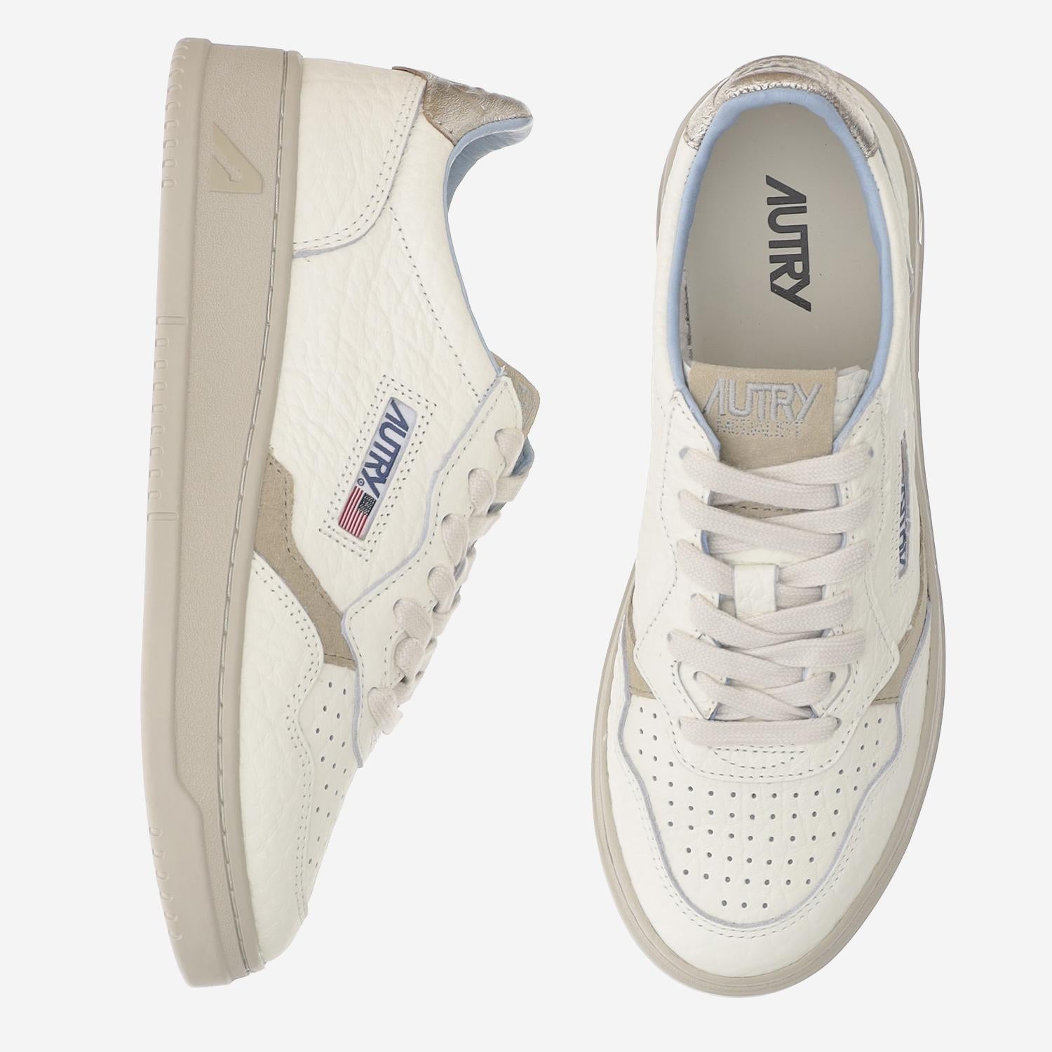 SNEAKERS MEDALIST LOW IN PELLE AULWNE15 NBKELESUEDEPLATSPON AUTRY 