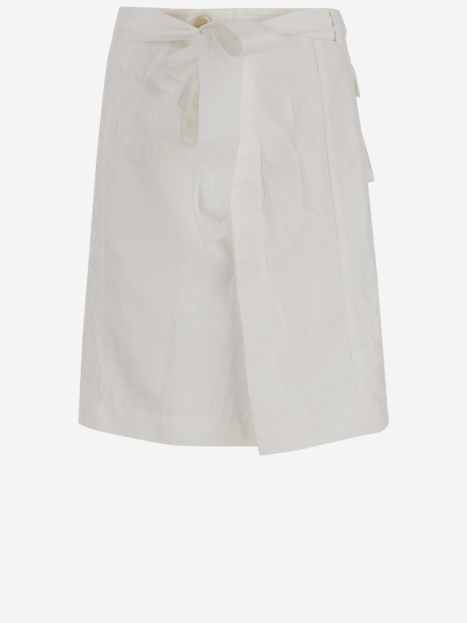 Gonna a portafoglio in misto cotone 13G732 MASCARPONE SALVATORE FERRAGAMO 