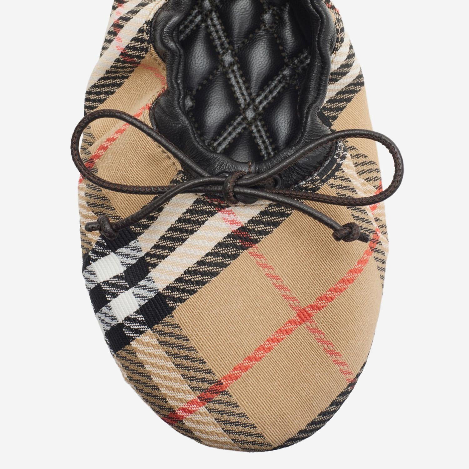 BALLERINE FAWN CHECK 8121103 SANDIPCHECK BURBERRY 