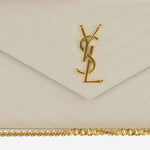 BORSA A SPALLA CASSANDRE IN PELLE 377828 BOW019207 SAINT LAURENT 