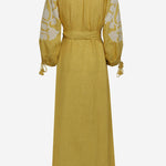 Abito keira in lino KEIRA YELLOW PHILIPPA 1970 