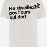 T-SHIRT IN COTONE CON STAMPA GRAFICA 63MYMOUNTAINT-SHIRT WHITE APRES SURF 