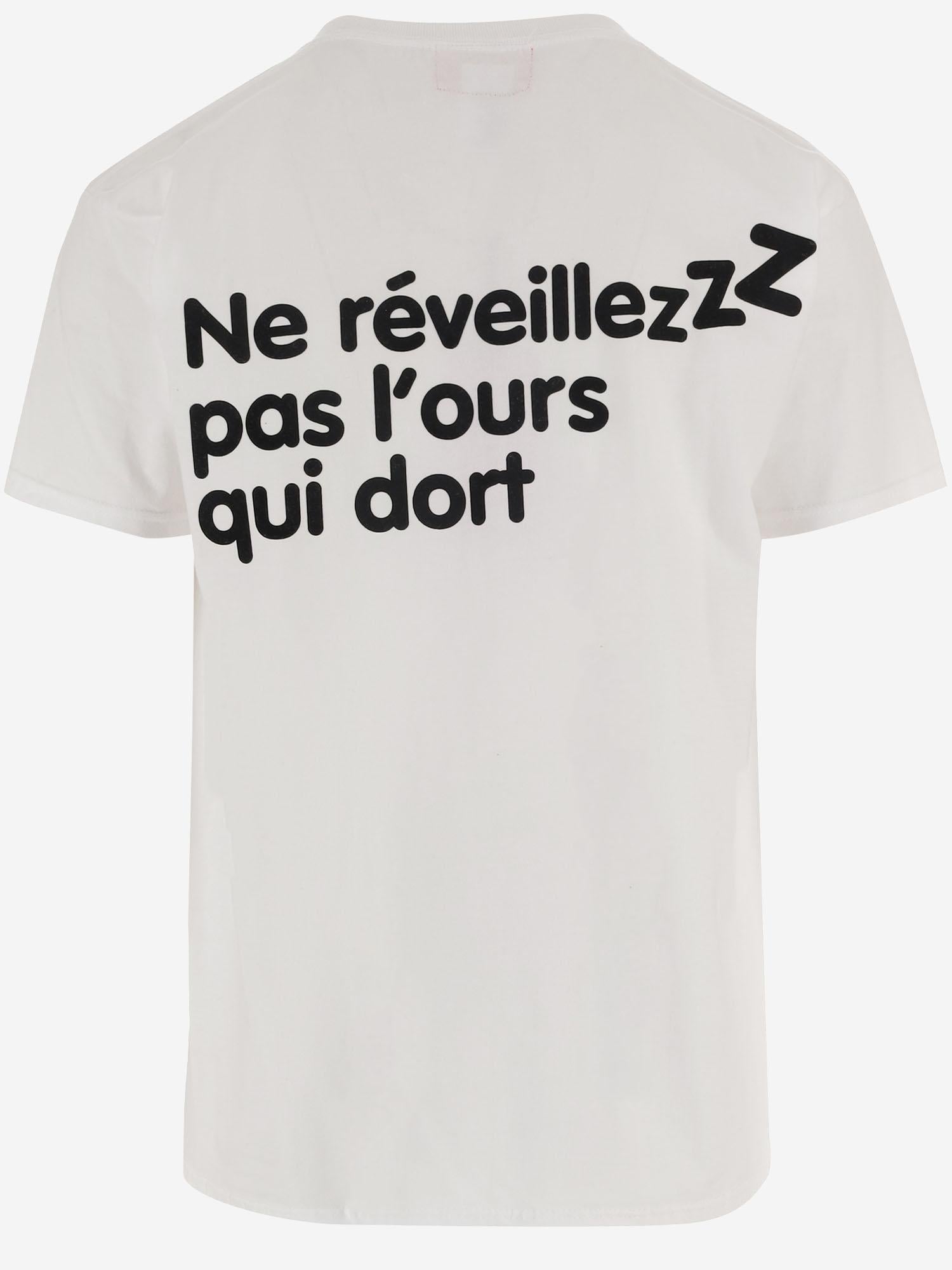 T-SHIRT IN COTONE CON STAMPA GRAFICA 63MYMOUNTAINT-SHIRT WHITE APRES SURF 