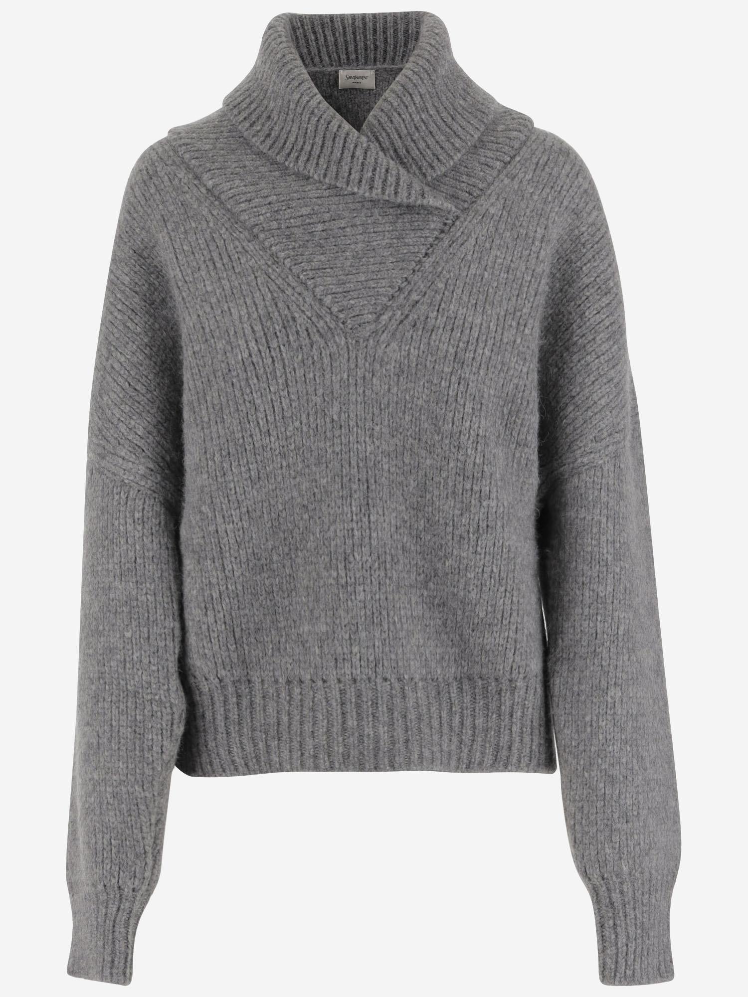 MAGLIONE IN MISTO ALPACA 827215 Y77CE1403 SAINT LAURENT 