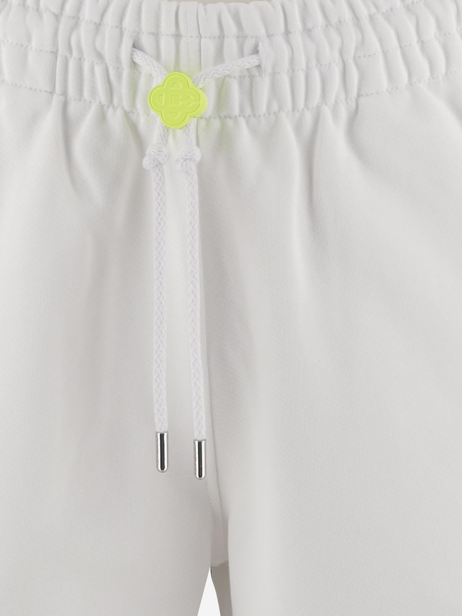 PANTALONI CORTI IN COTONE CON LOGO MSP26JTR003 02 CASABLANCA 
