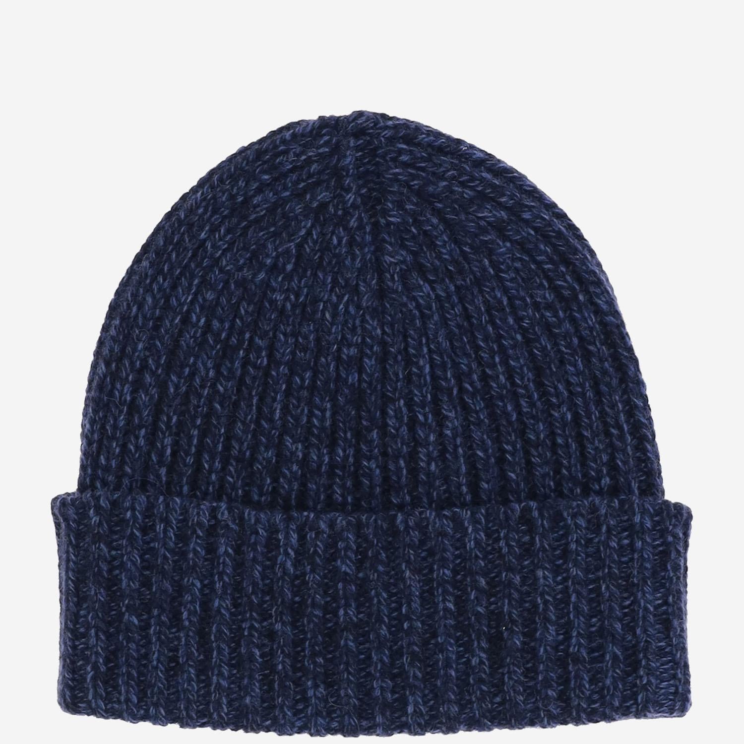 BEANIE IN LANA CON LOGO BEPUT7KB BLUE AUTRY 