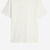 T-SHIRT IN COTONE CON LOGO 8122389 CHALK BURBERRY 