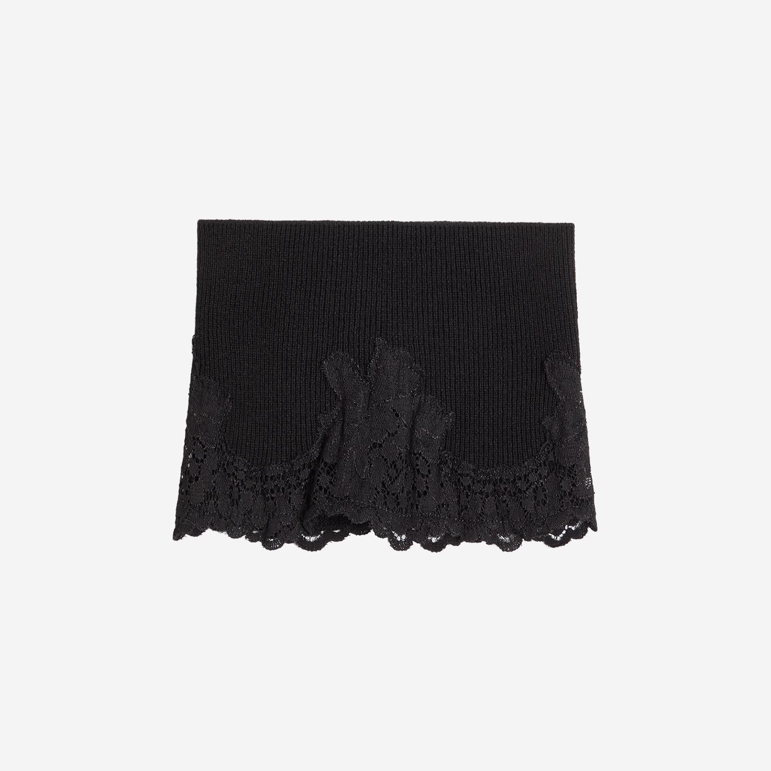 Fascia VLogo Signature In cashmere e pizzo 7W0HI01M GTD0NO VALENTINO GARAVANI 