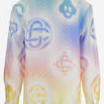 CAMICIA IN SETA CON STAMPA GRAFICA MSP26SH006 03 CASABLANCA 