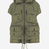 GILET EMBER IN NYLON EMBER VEST KETCHUPKHAKI IENKI IENKI 