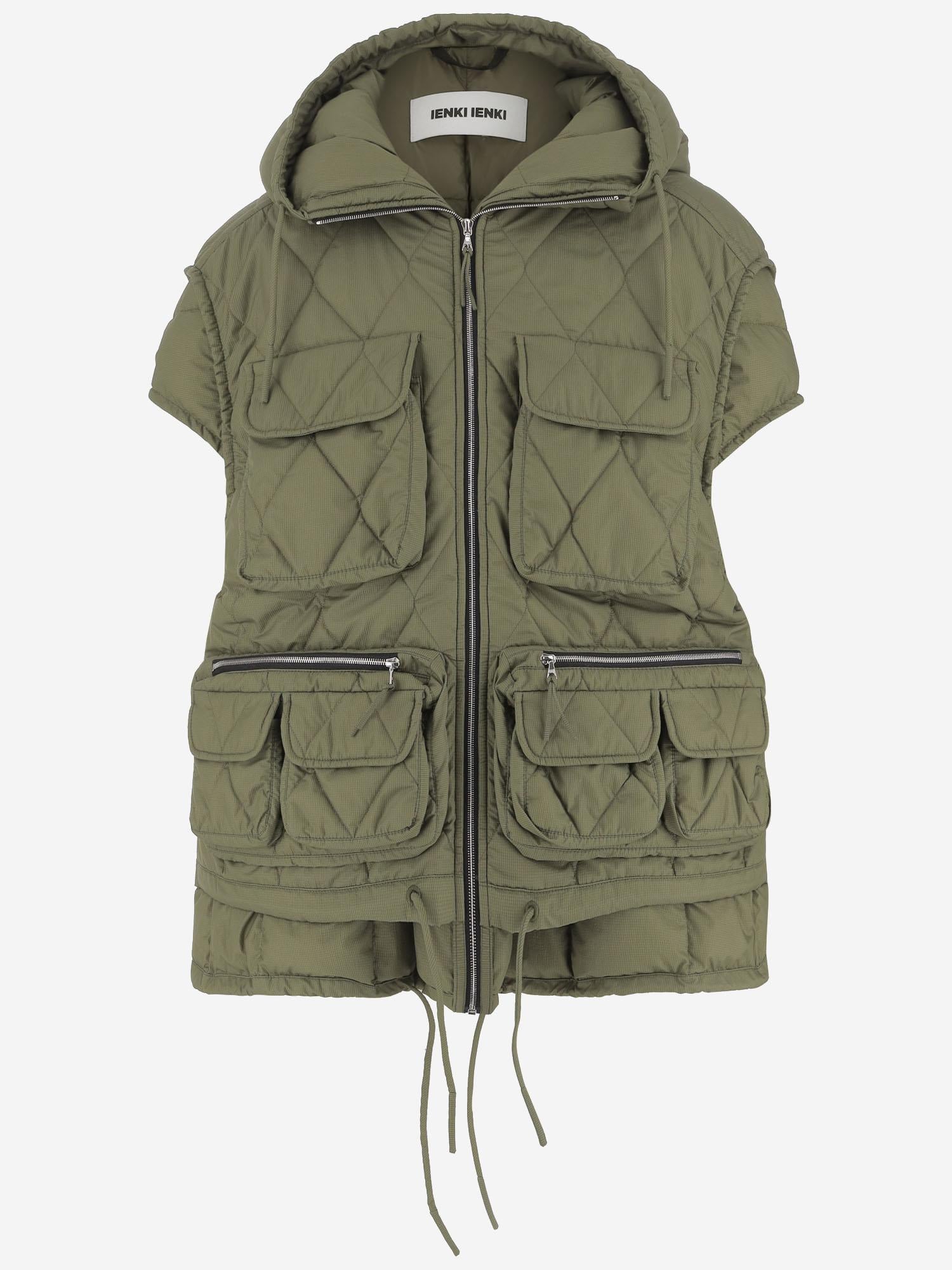 GILET EMBER IN NYLON EMBER VEST KETCHUPKHAKI IENKI IENKI 