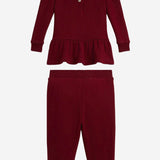 SET TUTA IN MISTO COTNE CON POLO BEAR 310981193 001 POLO RALPH LAUREN KIDS 