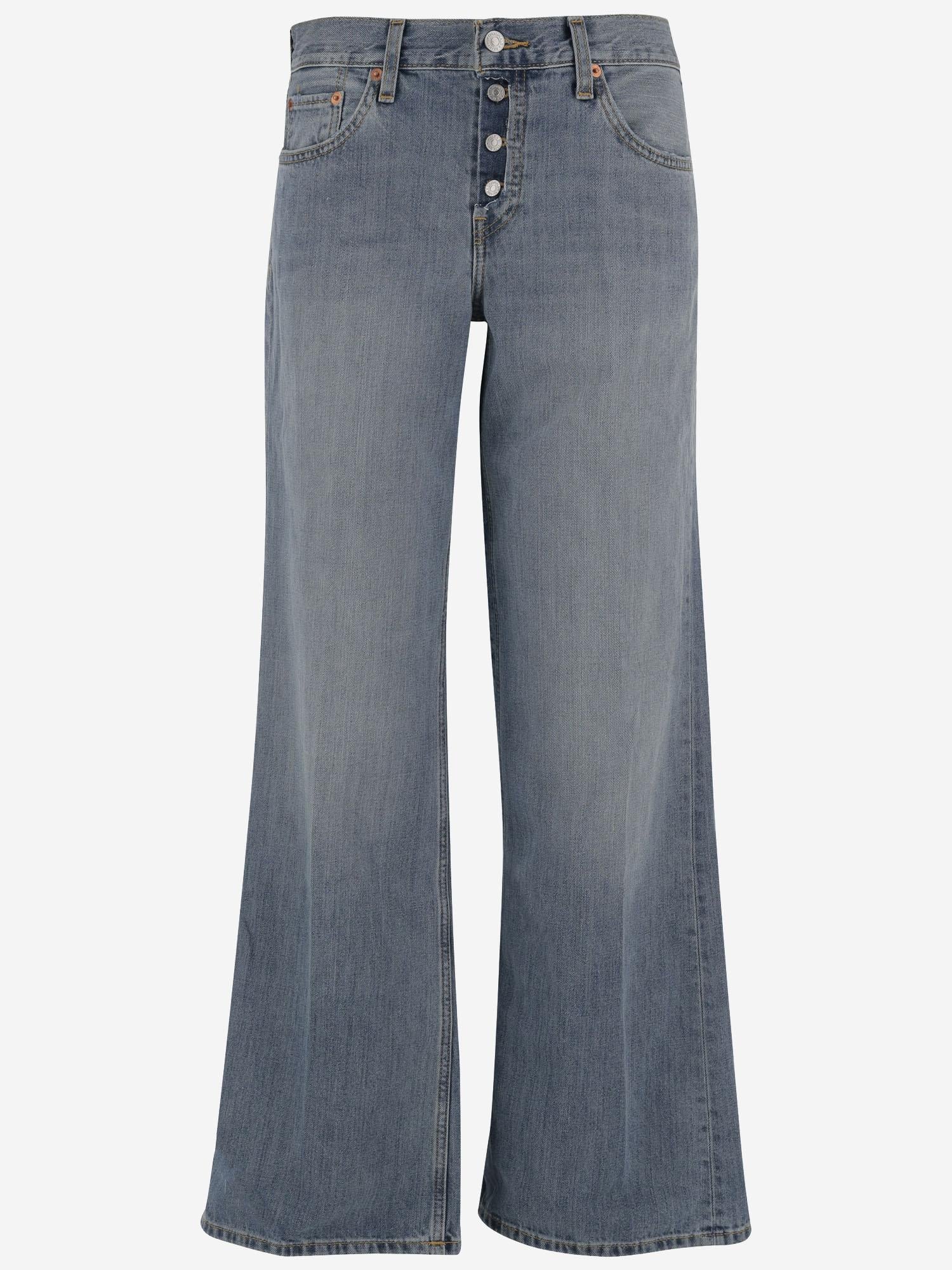 JEANS IN DENIM DI COTONE 13803WMRWDLG AUTHENTICAINDIGO RE/DONE 