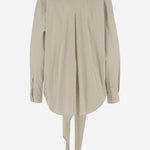 CAMICIA ROMY CON NODO FRONTALE E ORLO ASIMMETRICO WSH33 FAC1340085 DARKPARK 